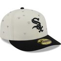cappello-curvo-beige-aderente-59fifty-beads-na-lifestyle-f1-dei-chicago-white-sox-mlb-di-new-era