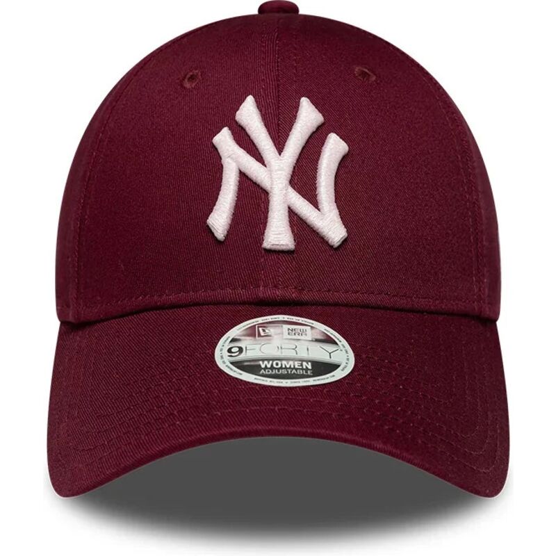 cappello-curvo-rosso-cinghia-regolabile-rosa-9forty-metallic-dei-new-york-yankees-mlb-di-new-era cappello-curvo-rosso-cinghia-regolabile-rosa-9forty-metallic-dei-new-york-yankees-mlb-di-new-era