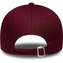 cappello-curvo-rosso-cinghia-regolabile-rosa-9forty-metallic-dei-new-york-yankees-mlb-di-new-era
