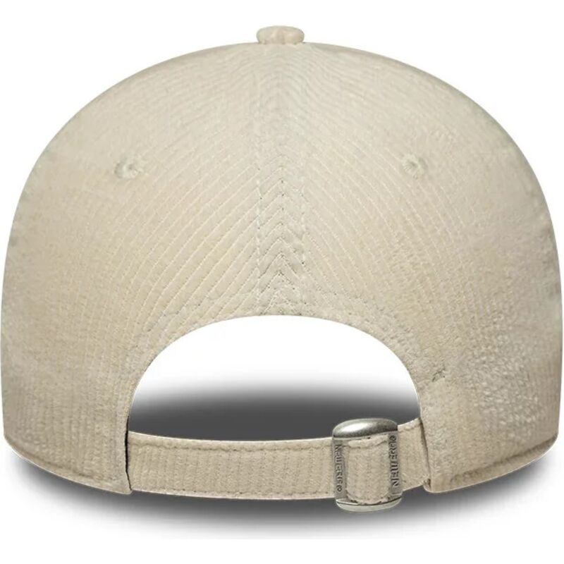 cappello-curvo-beige-cinghia-regolabile-9forty-cord-dei-new-york-yankees-mlb-di-new-era