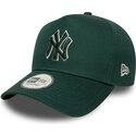 cappello-curvo-verde-snapback-e-frame-team-outline-dei-new-york-yankees-mlb-di-new-era