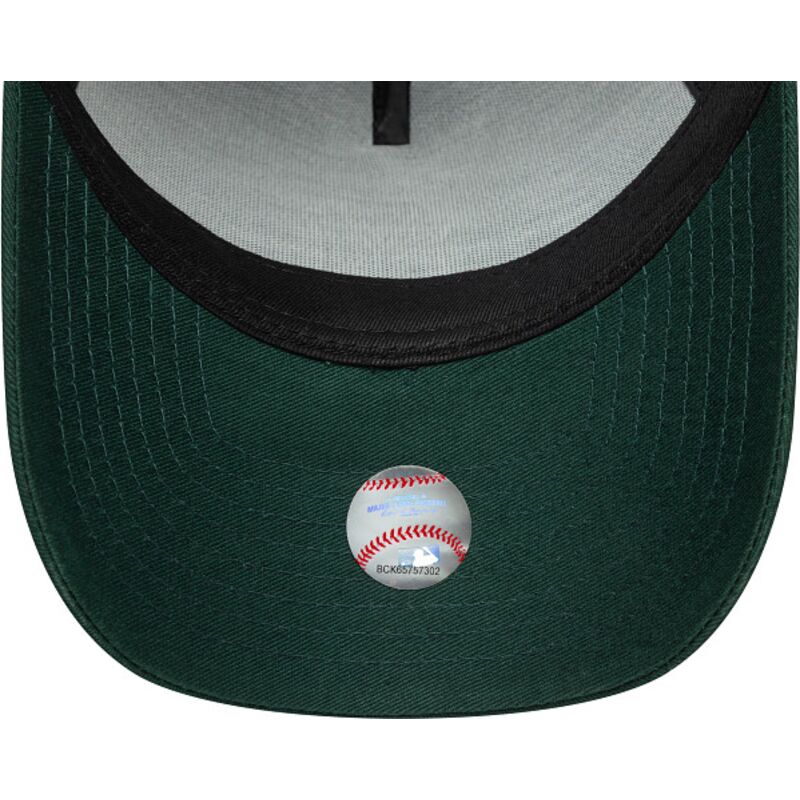 cappello-curvo-verde-snapback-e-frame-team-outline-dei-new-york-yankees-mlb-di-new-era