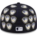 cappello-piatto-blu-marino-aderente-59fifty-spike-lee-gloves-dei-new-york-yankees-mlb-di-new-era