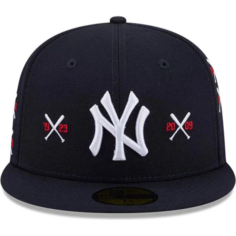 cappello-piatto-blu-marino-aderente-59fifty-spike-lee-crossed-bats-dei-new-york-yankees-mlb-di-new-era