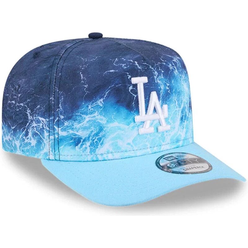 cappello-curvo-blu-snapback-9fifty-a-frame-deep-water-dei-los-angeles-dodgers-mlb-di-new-era
