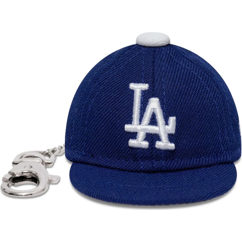 accessori-blu-llavero-mini-cap-keychain-dei-los-angeles-dodgers-mlb-di-new-era