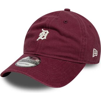 Cappello curvo rosso cinghia regolabile 9TWENTY Mini dei Detroit Tigers MLB di New Era