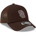 cappello-curvo-marrone-snapback-9forty-apex-batting-practice-dei-san-diego-padres-mlb-di-new-era