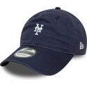 cappello-curvo-blu-marino-cinghia-regolabile-9twenty-washed-mini-dei-new-york-mets-mlb-di-new-era
