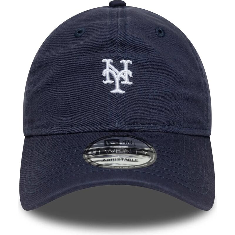 cappello-curvo-blu-marino-cinghia-regolabile-9twenty-washed-mini-dei-new-york-mets-mlb-di-new-era
