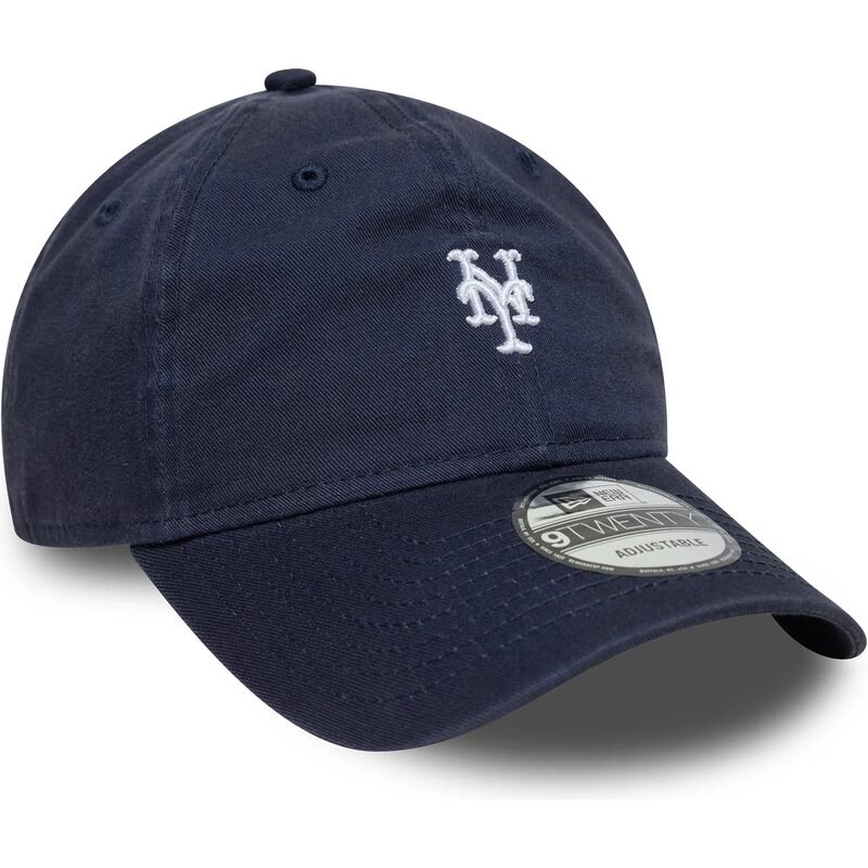 cappello-curvo-blu-marino-cinghia-regolabile-9twenty-washed-mini-dei-new-york-mets-mlb-di-new-era