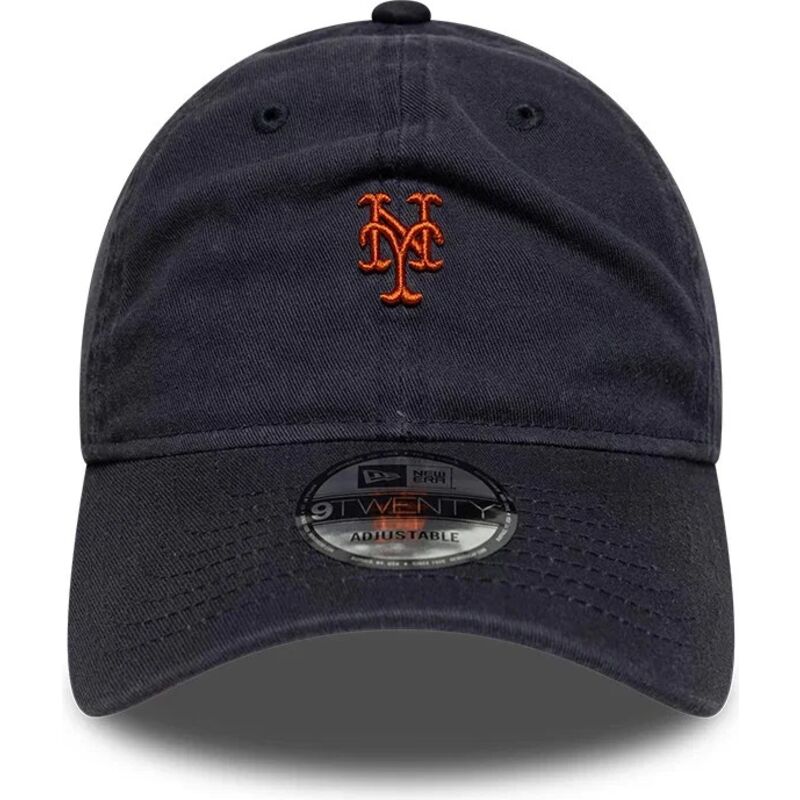 cappello-curvo-blu-marino-cinghia-regolabile-9twenty-mini-dei-new-york-mets-mlb-di-new-era