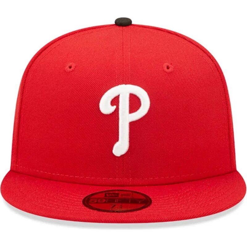 cappello-piatto-rosso-aderente-59fifty-ac-perf-dei-philadelphia-phillies-mlb-di-new-era cappello-piatto-rosso-aderente-59fifty-ac-perf-dei-philadelphia-phillies-mlb-di-new-era