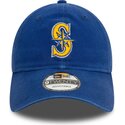 cappello-curvo-blu-cinghia-regolabile-9twenty-core-classic-dei-seattle-mariners-mlb-di-new-era