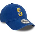 cappello-curvo-blu-cinghia-regolabile-9twenty-core-classic-dei-seattle-mariners-mlb-di-new-era