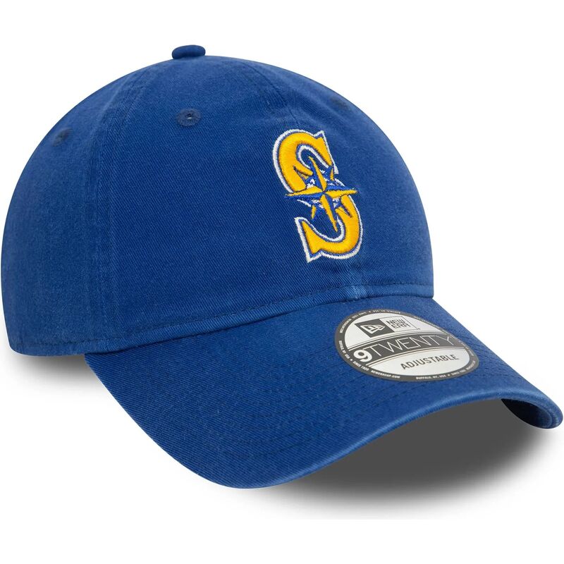 cappello-curvo-blu-cinghia-regolabile-9twenty-core-classic-dei-seattle-mariners-mlb-di-new-era cappello-curvo-blu-cinghia-regolabile-9twenty-core-classic-dei-seattle-mariners-mlb-di-new-era