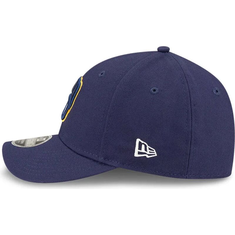 cappello-curvo-blu-marino-snapback-9forty-m-crown-player-replica-dei-milwaukee-brewers-mlb-di-new-era