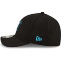 cappello-curvo-nero-snapback-9forty-m-crown-player-replica-dei-miami-marlins-mlb-di-new-era
