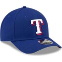 cappello-curvo-blu-snapback-9forty-m-crown-player-replica-dei-texas-rangers-mlb-di-new-era