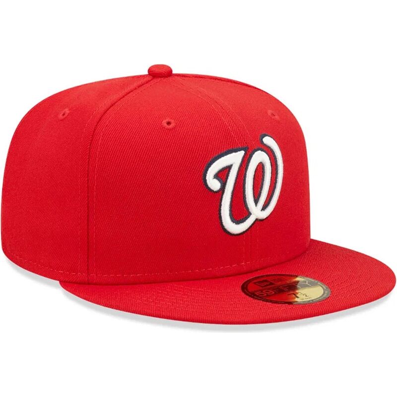 cappello-piatto-rosso-aderente-59fifty-ac-perf-dei-washington-nationals-mlb-di-new-era cappello-piatto-rosso-aderente-59fifty-ac-perf-dei-washington-nationals-mlb-di-new-era