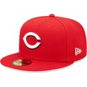 cappello-piatto-rosso-aderente-59fifty-ac-perf-dei-cincinnati-reds-mlb-di-new-era