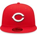 cappello-piatto-rosso-aderente-59fifty-ac-perf-dei-cincinnati-reds-mlb-di-new-era