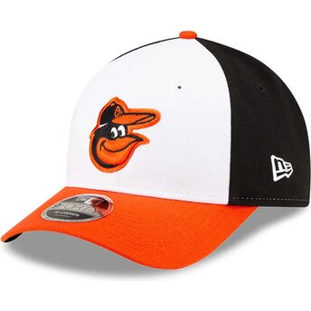Cappello curvo arancia snapback 9FORTY M-Crown Player Replica dei Baltimore Orioles MLB di New Era
