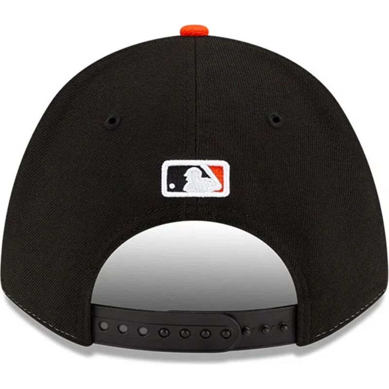 cappello-curvo-arancia-snapback-9forty-m-crown-player-replica-dei-baltimore-orioles-mlb-di-new-era