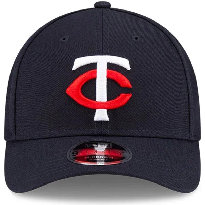 cappello-curvo-blu-marino-snapback-9forty-m-crown-player-replica-dei-minnesota-twins-mlb-di-new-era