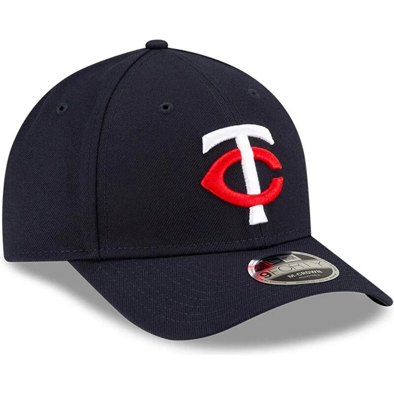cappello-curvo-blu-marino-snapback-9forty-m-crown-player-replica-dei-minnesota-twins-mlb-di-new-era