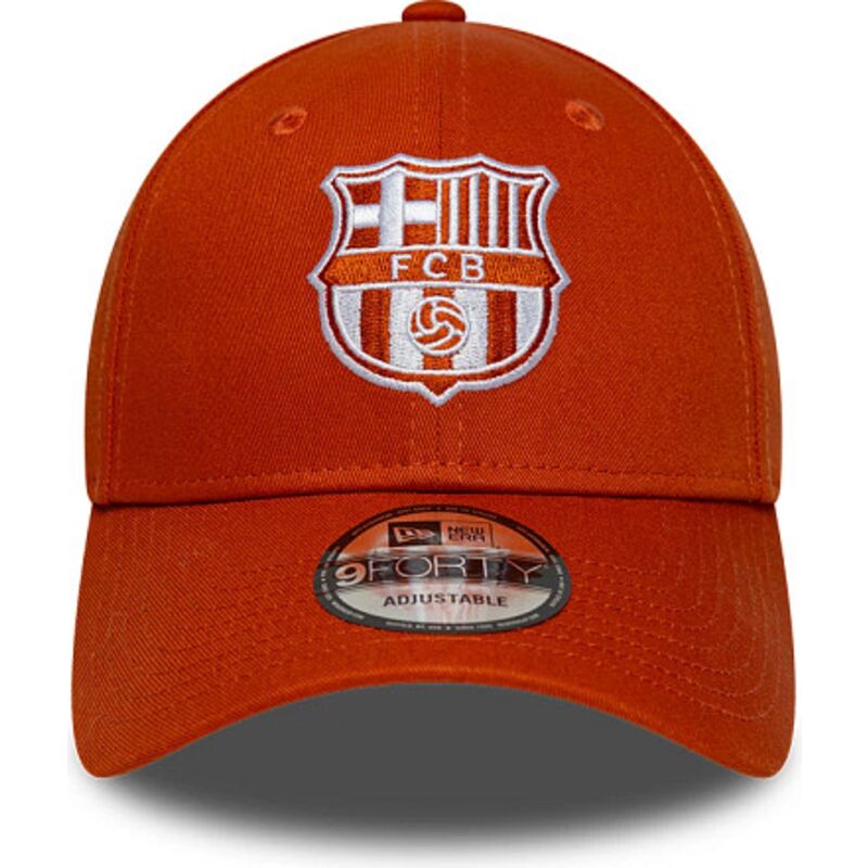 cappello-curvo-arancia-cinghia-regolabile-9forty-seasonal-dei-fc-barcelona-laliga-di-new-era