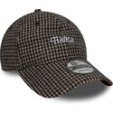 cappello-curvo-marrone-cinghia-regolabile-9twenty-herringbone-dei-fc-barcelona-laliga-di-new-era