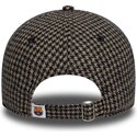 cappello-curvo-marrone-cinghia-regolabile-9twenty-herringbone-dei-fc-barcelona-laliga-di-new-era