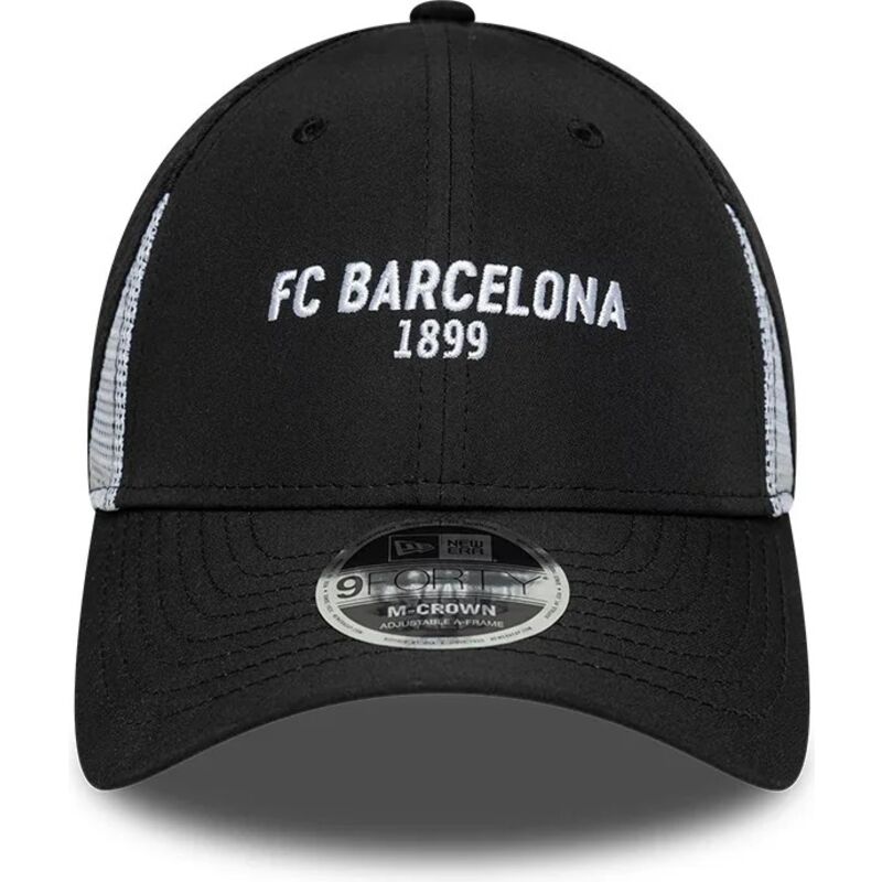 cappello-curvo-nero-snapback-9forty-m-crown-featherweight-poly-dei-fc-barcelona-laliga-di-new-era