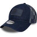 cappello-curvo-blu-marino-cinghia-regolabile-9twenty-patterned-denim-dei-red-bull-racing-formula-1-di-new-era