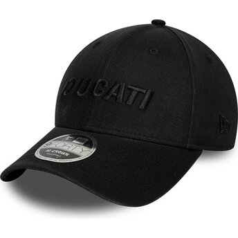 Cappello curvo nero snapback 9FORTY M-Crown Wordmark dei Ducati Motor MotoGP di New Era