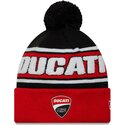 cappello-pompon-rosso-sports-knit-dei-ducati-motor-motogp-di-new-era