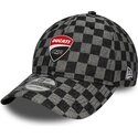 cappello-curvo-nero-cinghia-regolabile-9twenty-check-dei-ducati-motor-motogp-di-new-era