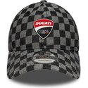 cappello-curvo-nero-cinghia-regolabile-9twenty-check-dei-ducati-motor-motogp-di-new-era