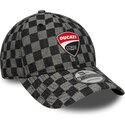 cappello-curvo-nero-cinghia-regolabile-9twenty-check-dei-ducati-motor-motogp-di-new-era