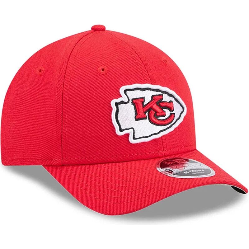 cappello-curvo-rosso-snapback-9forty-m-crown-team-dei-kansas-city-chiefs-nfl-di-new-era