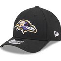 cappello-curvo-nero-snapback-9forty-m-crown-team-dei-baltimore-ravens-nfl-di-new-era