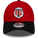 cappello-curvo-rosso-snapback-9forty-team-dei-stade-toulousain-top-14-di-new-era
