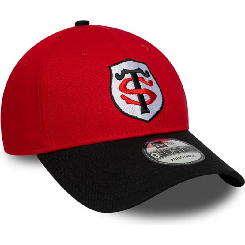 cappello-curvo-rosso-snapback-9forty-team-dei-stade-toulousain-top-14-di-new-era