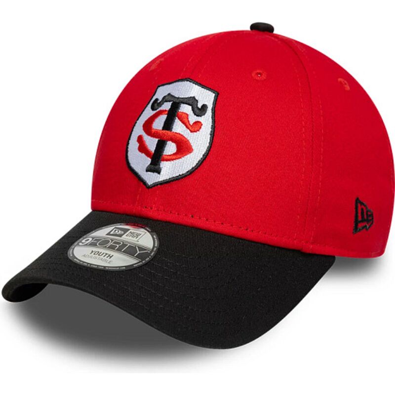 cappello-curvo-rosso-snapback-per-bambino-9forty-team-dei-stade-toulousain-top-14-di-new-era