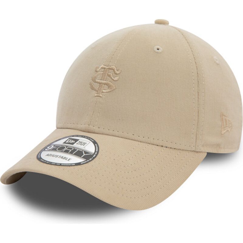 cappello-curvo-beige-cinghia-regolabile-9forty-baby-cord-dei-stade-toulousain-top-14-di-new-era cappello-curvo-beige-cinghia-regolabile-9forty-baby-cord-dei-stade-toulousain-top-14-di-new-era