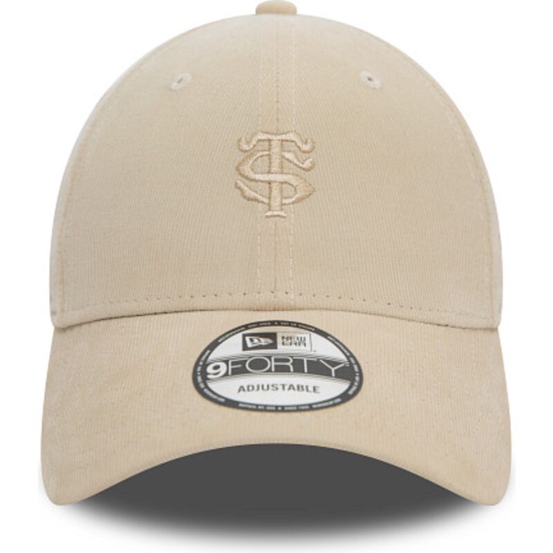 cappello-curvo-beige-cinghia-regolabile-9forty-baby-cord-dei-stade-toulousain-top-14-di-new-era cappello-curvo-beige-cinghia-regolabile-9forty-baby-cord-dei-stade-toulousain-top-14-di-new-era