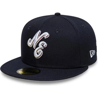 Cappello piatto blu marino aderente 59FIFTY Originators di New Era
