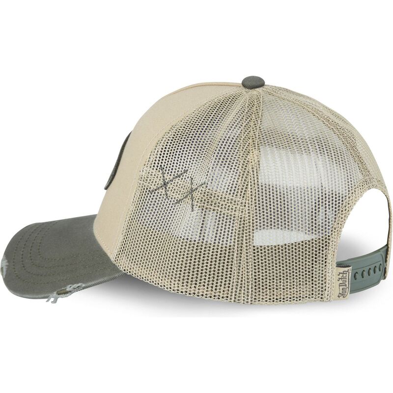 cappellino-trucker-beige-e-verde-used-02-di-von-dutch