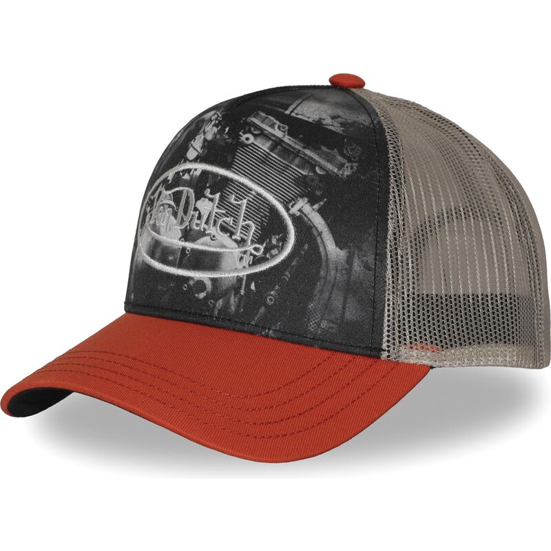 cappello-curvo-multicolore-snapback-subl18-di-von-dutch